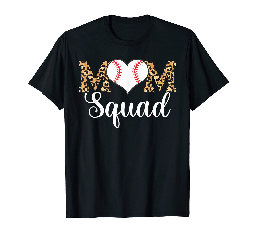 Baseball Mom Squad Softball T-Shirt - Novelty Apparel for Adults - T-Shirt, Sweatshirt, Hoodie