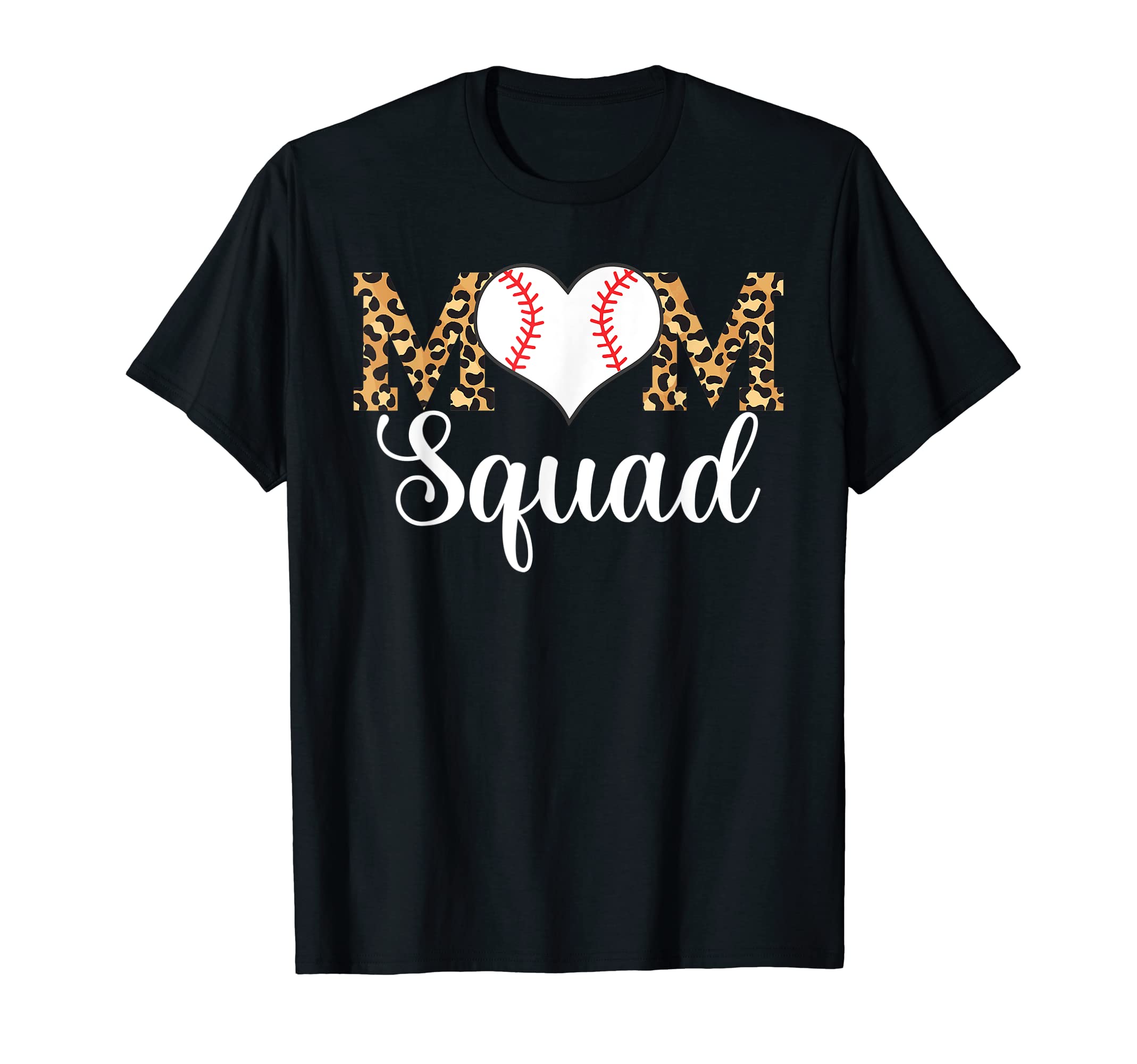 Baseball Mom Squad Softball T-Shirt - Novelty Apparel for Adults - T-Shirt, Sweatshirt, Hoodie