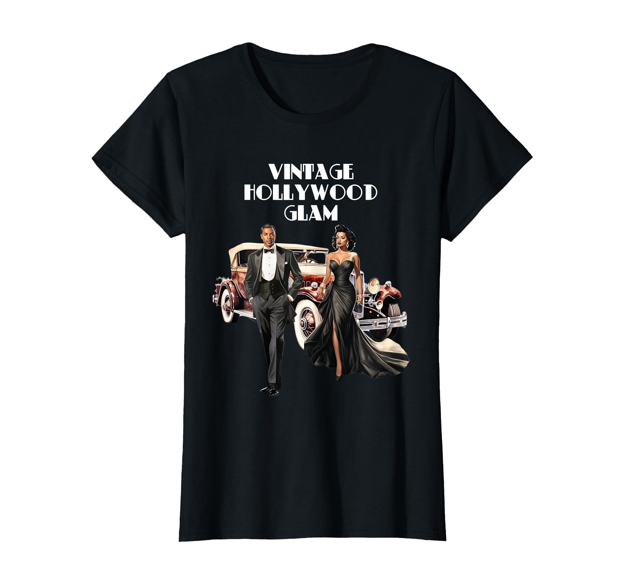 Hollywood Glam T-Shirt - Minimalist Print Men Women - T-Shirt, Sweatshirt, Hoodie