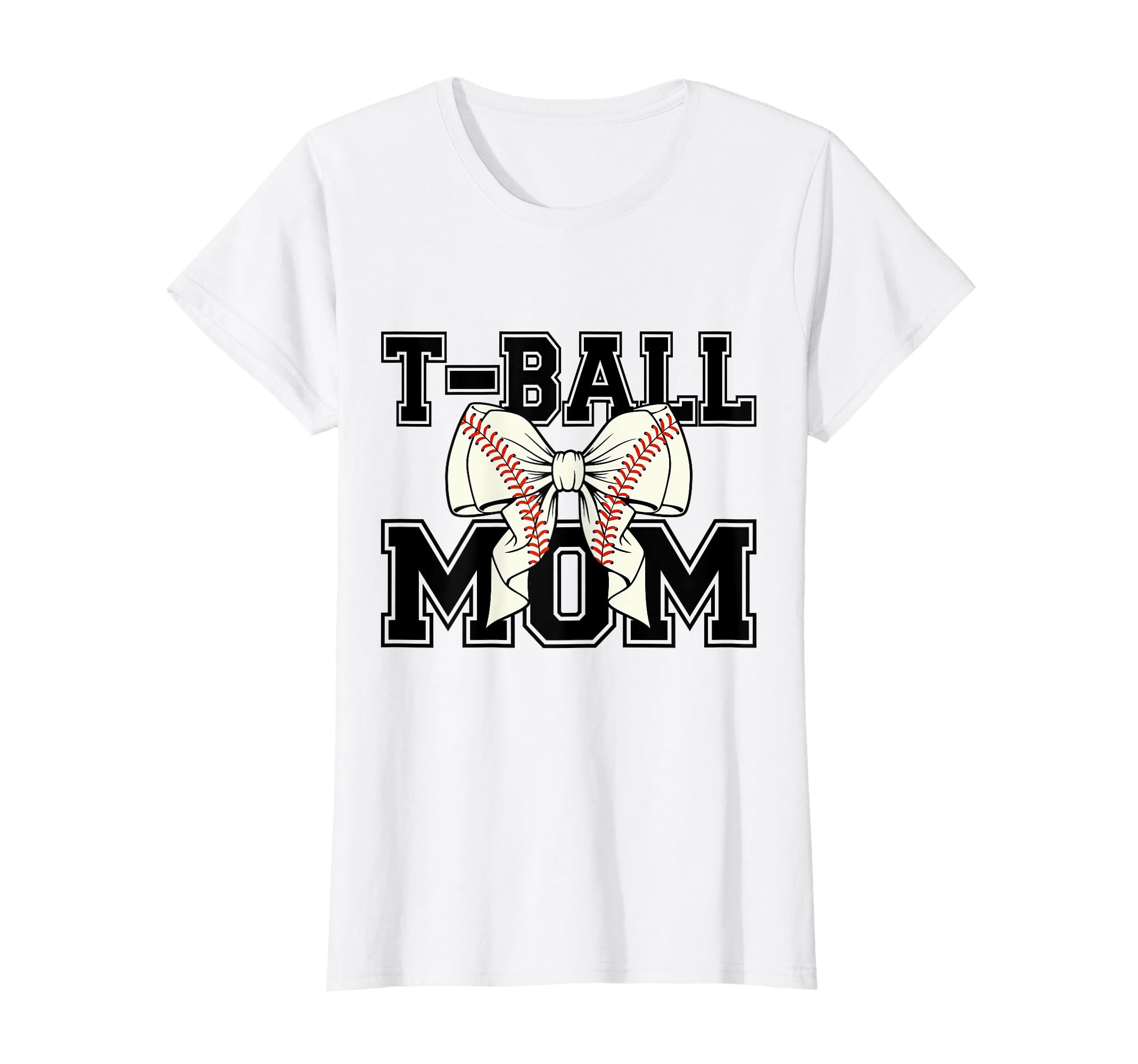 Womens T Ball Mama Baseball Tball Mom T-Shirt - Graphic Print for Adults - T-Shirt, Sweatshirt, Hoodie