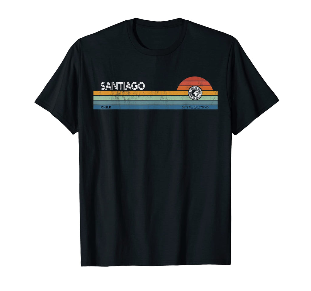 Santiago Chile Santiago Region T-Shirt - Custom Art Print Men Women - T-Shirt, Sweatshirt, Hoodie