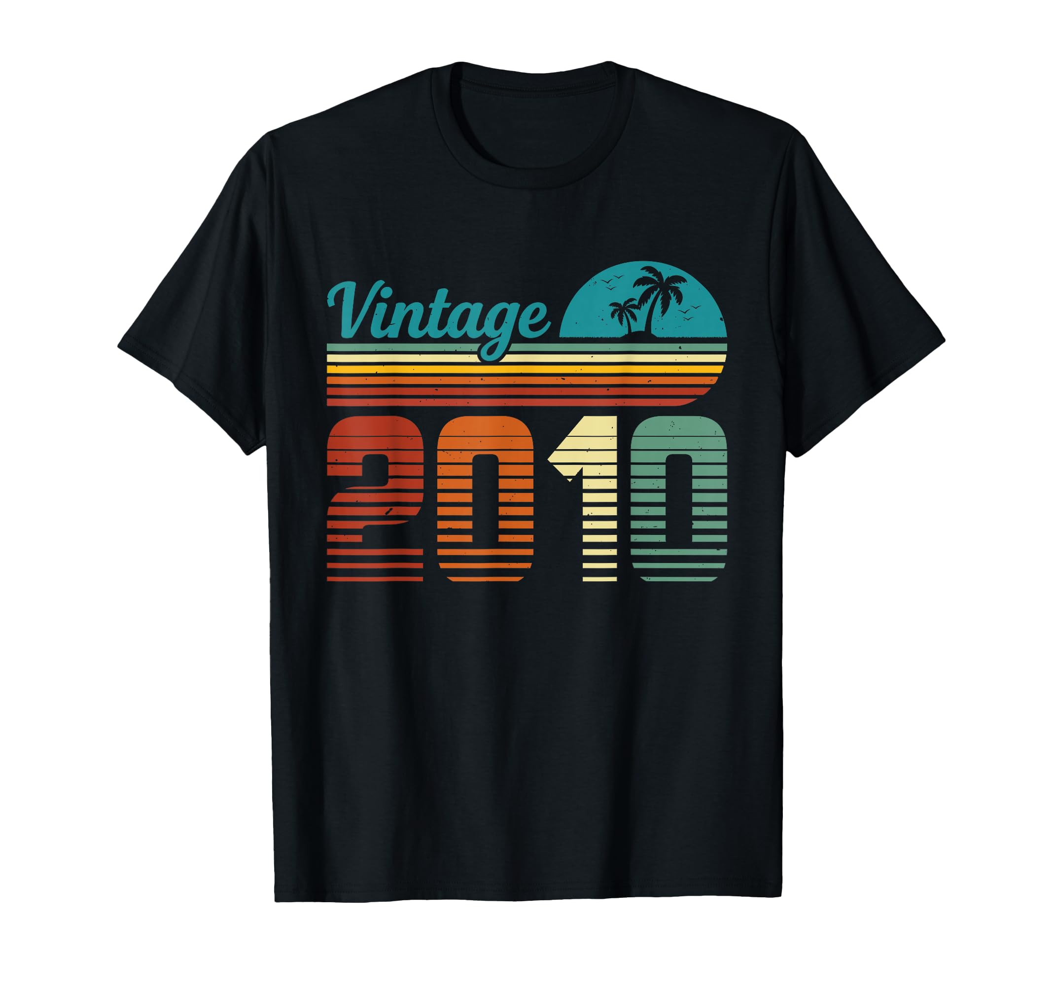 16Th Birthday Distressed 2010 T-Shirt - Custom Art Print Men Women - T-Shirt, Sweatshirt, Hoodie