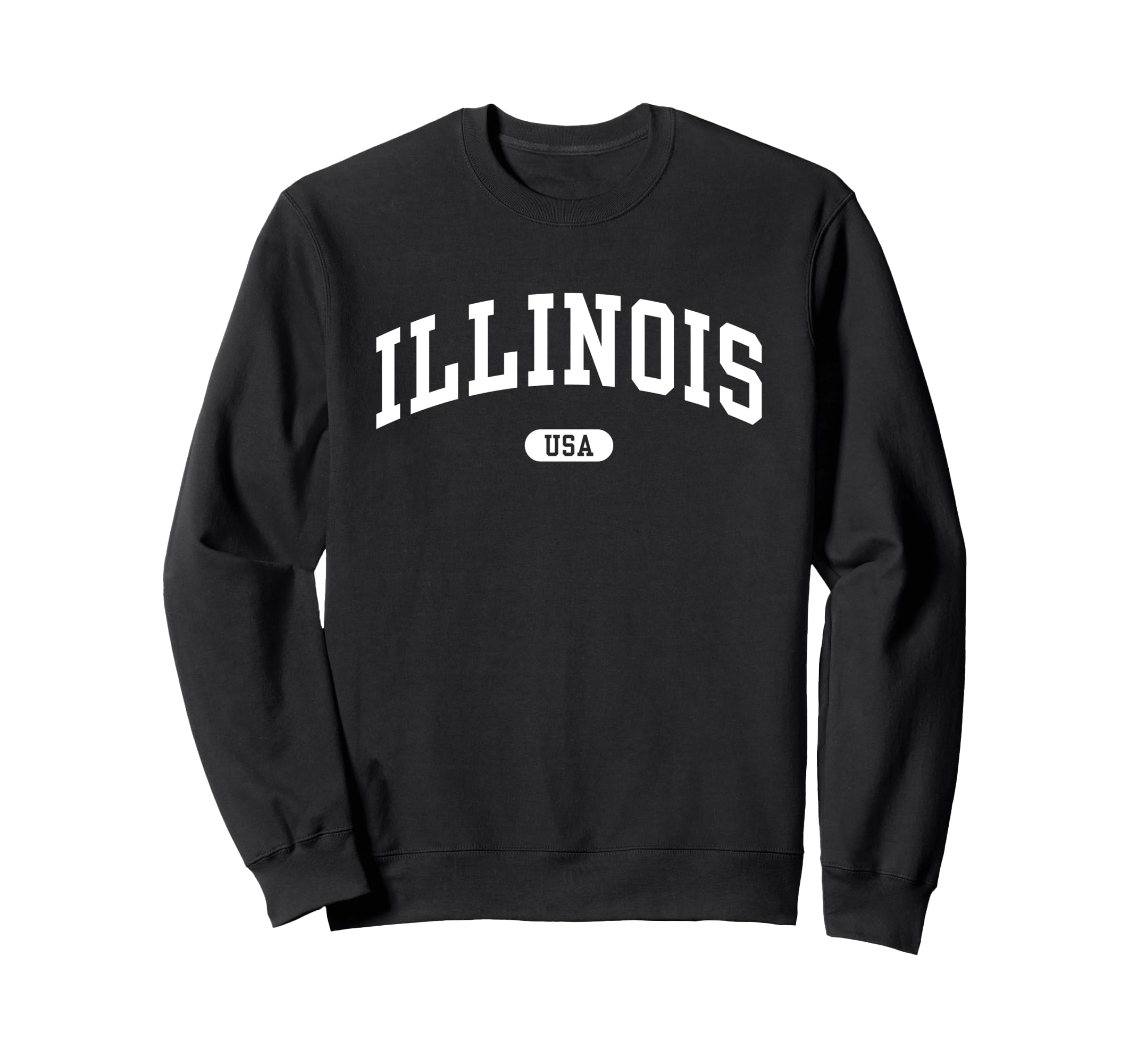 Illinois Usa Collegiate Funny Sweatshirt - Fun Novelty Design Men Women - T-Shirt, Sweatshirt, Hoodie