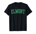 Elmont Ny Distressed Green Varsity T-Shirt - Graphic Print Unisex - T-Shirt, Sweatshirt, Hoodie