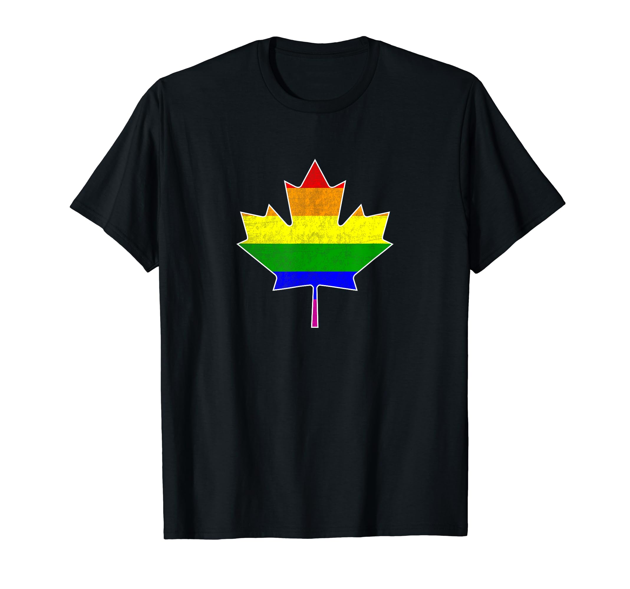 Lgbt Rainbow Flag Gay Pride Canada T-Shirt - Graphic Print Unisex - T-Shirt, Sweatshirt, Hoodie