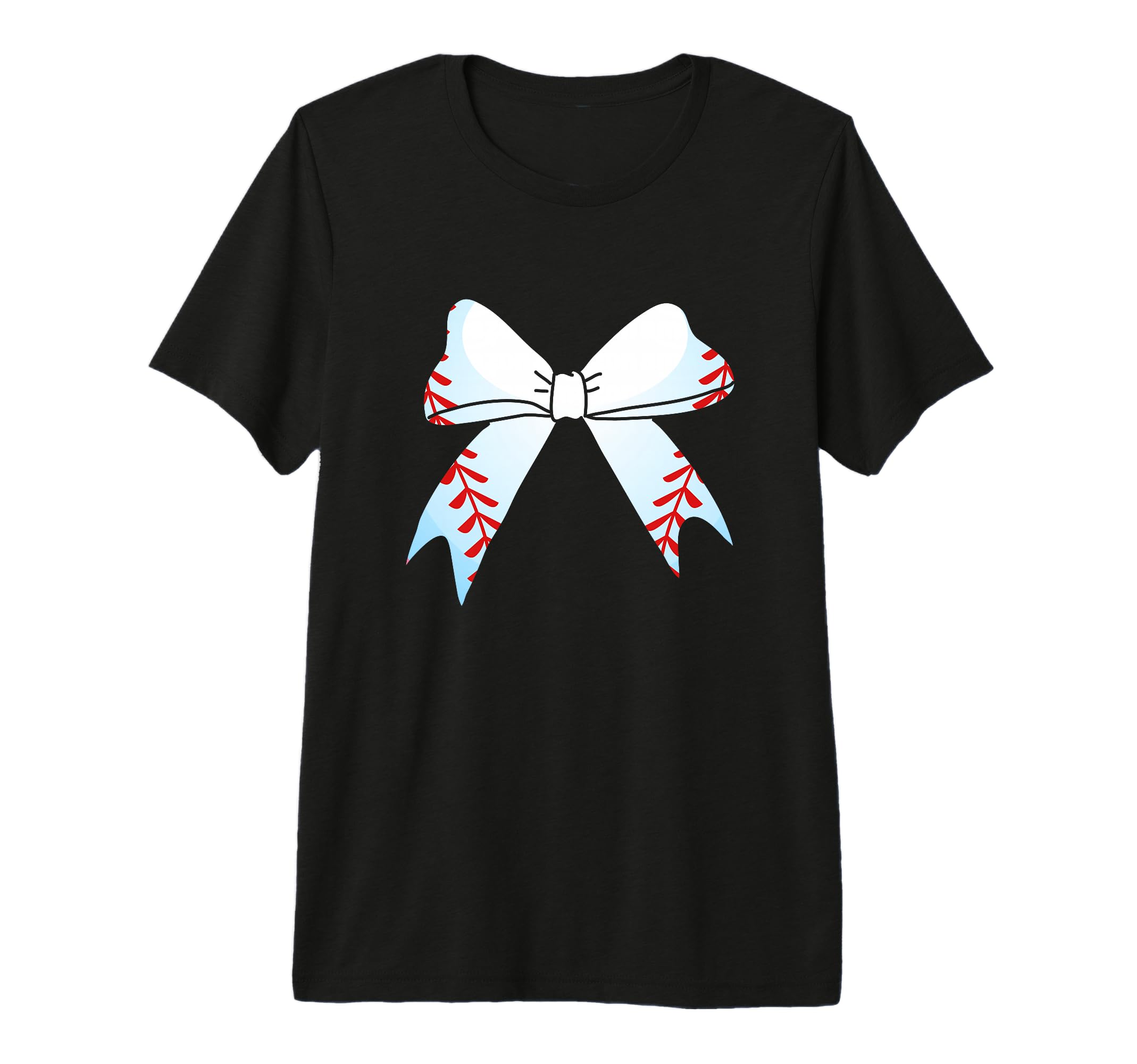 Baseball Bow Baseball Mom Mothers Day T-Shirt - Trendy Graphic Unisex - T-Shirt, Sweatshirt, Hoodie