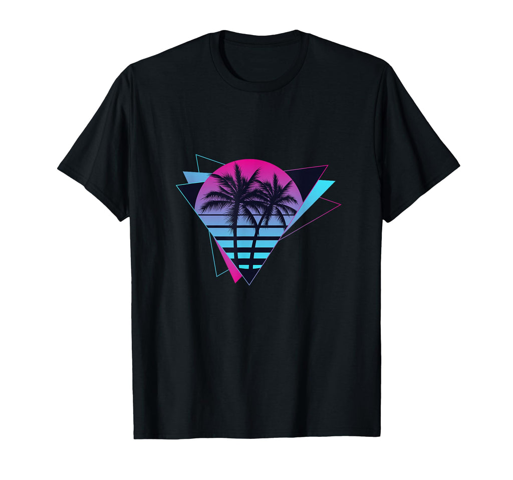Vaporwave Aesthetic Synthwave Sunset And T-Shirt - Unique Graphic Unisex - T-Shirt, Sweatshirt, Hoodie