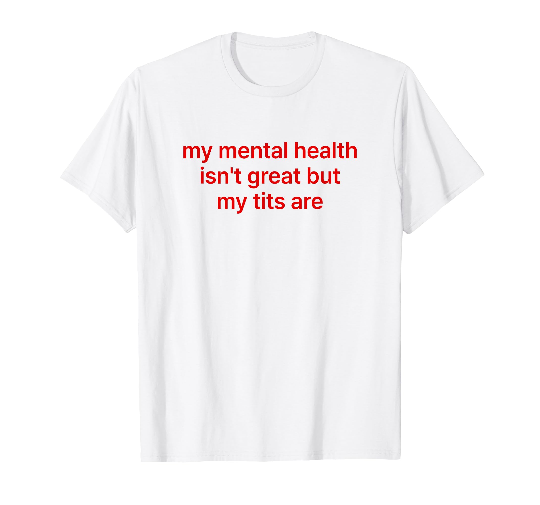 My Mental Health Isnt Great But My T-Shirt - Aesthetic Graphic for Adults - T-Shirt, Sweatshirt, Hoodie