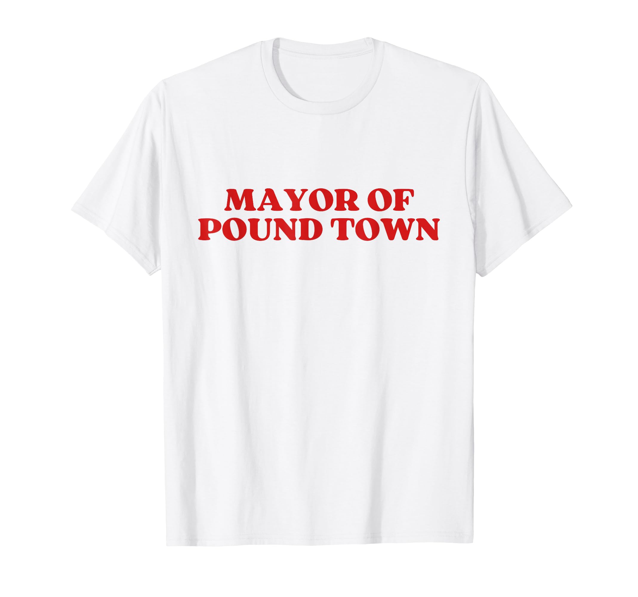 Mayor Pound Town Y2K Aesthetic T-Shirt - Fun Novelty Design for Adults - T-Shirt, Sweatshirt, Hoodie