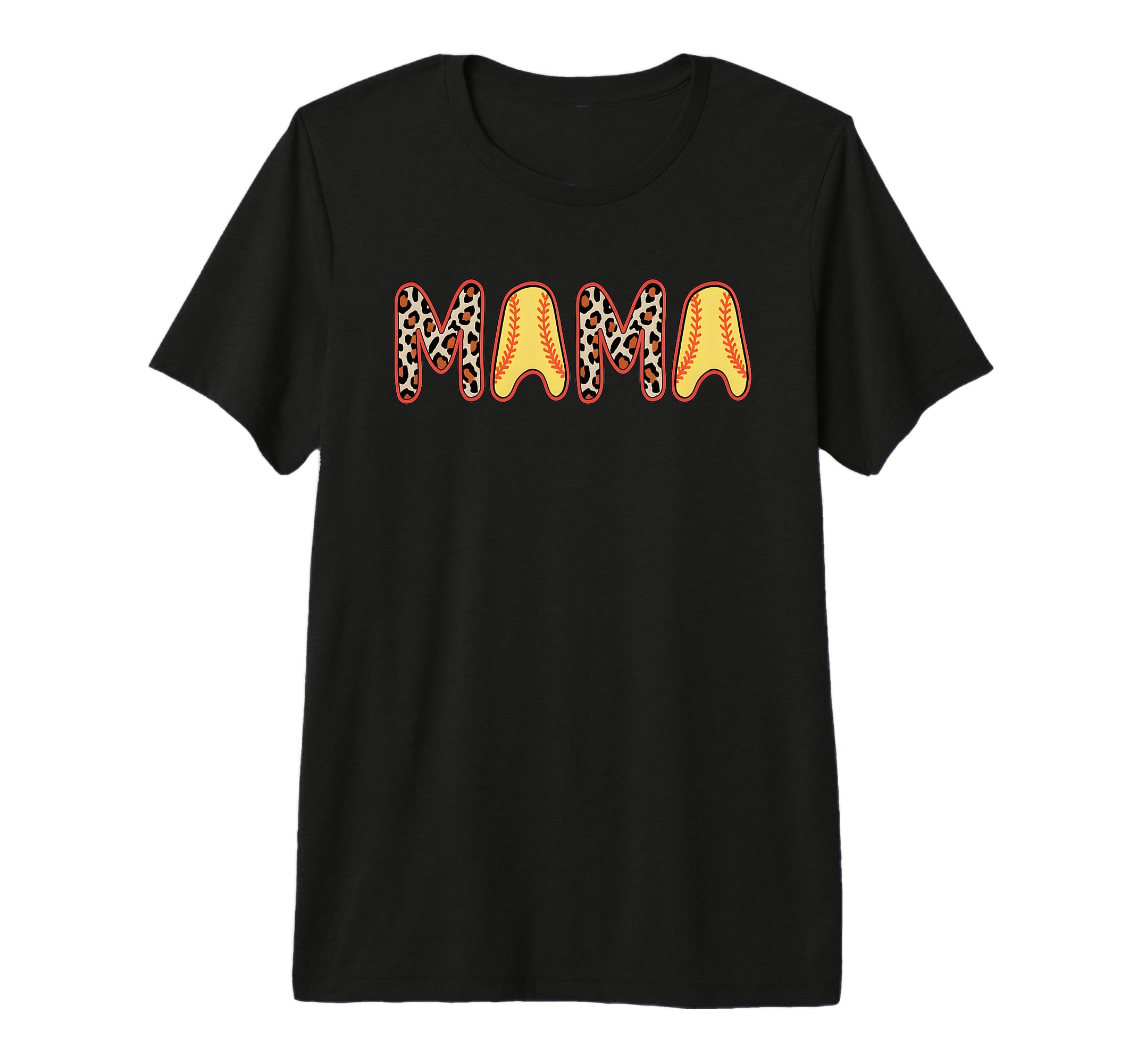Mama Mom Both Leopard Baseball T-Shirt - Custom Art Print Men Women - T-Shirt, Sweatshirt, Hoodie