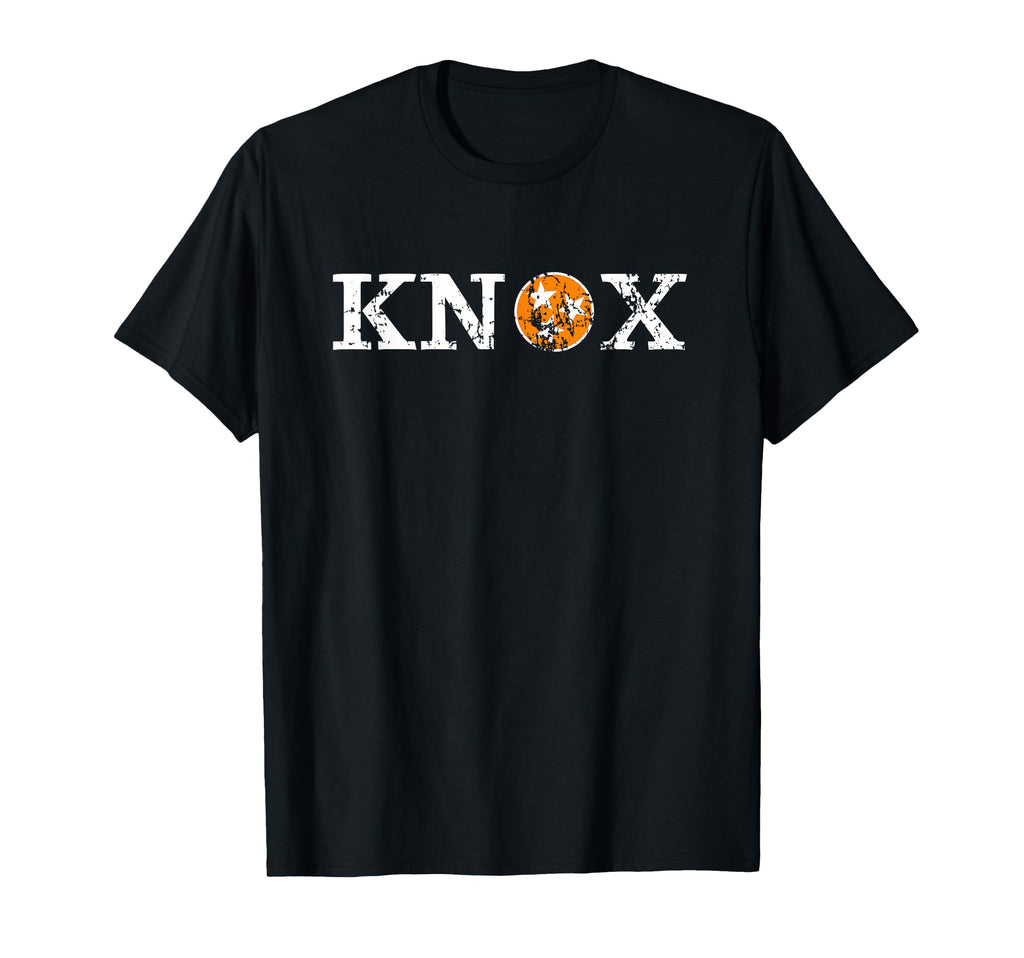 Knoxville Tennessee State Flag Orange T-Shirt - Custom Art Print Unisex - T-Shirt, Sweatshirt, Hoodie