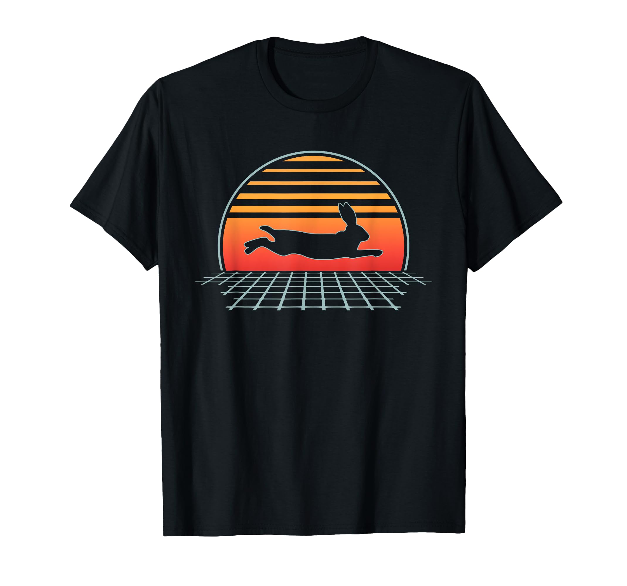 Rabbit 70S 80S Bunny Vaporwave T-Shirt - Aesthetic Graphic Men Women - T-Shirt, Sweatshirt, Hoodie