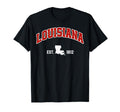 Louisiana La Sport Varsity Red T-Shirt - Trendy Graphic Unisex - T-Shirt, Sweatshirt, Hoodie