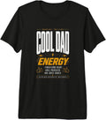 Cool Dad Energy Funny Father Humor BBQ - Adult & Kids T-Shirts, Sweatshirts & Hoodies apparel design preview 1