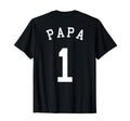 Papa Team Uniform No 1 Baseball T-Shirt - Custom Art Print Men Women - T-Shirt, Sweatshirt, Hoodie