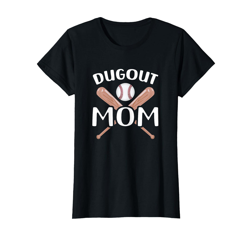 Funny Mom Dugout Mom Baseball Mom T-Shirt - Minimalist Print for Adults - T-Shirt, Sweatshirt, Hoodie