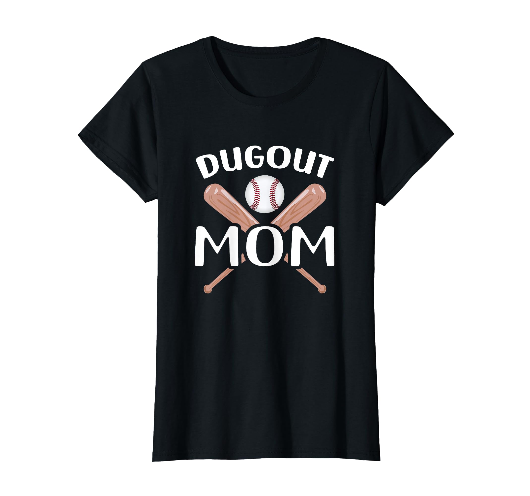 Funny Mom Dugout Mom Baseball Mom T-Shirt - Minimalist Print for Adults - T-Shirt, Sweatshirt, Hoodie