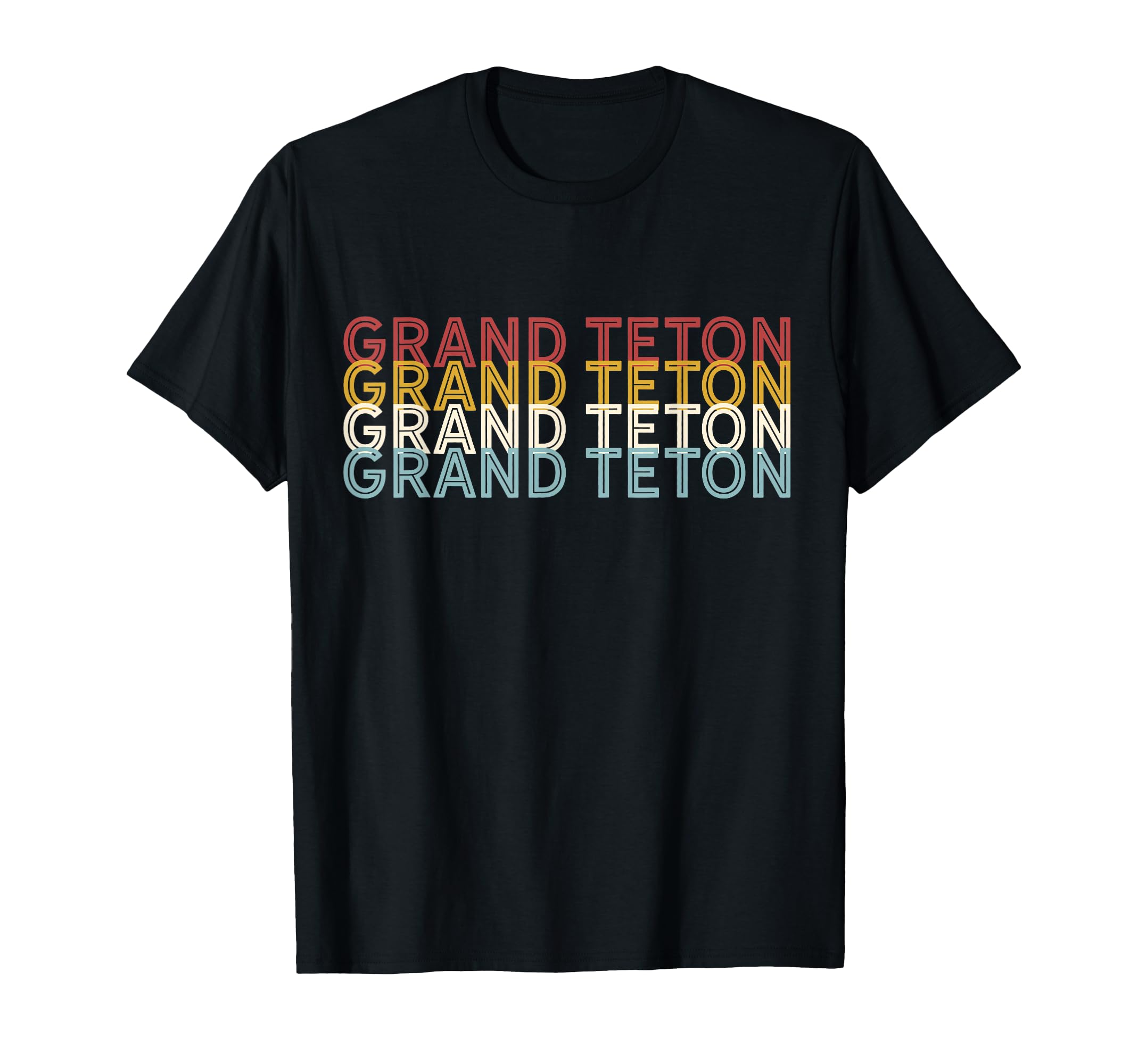70S Usa Grand Teton National Park T-Shirt - Unique Graphic for Adults - T-Shirt, Sweatshirt, Hoodie
