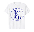 Initial K Monogram Boho Name Letter K T-Shirt - Novelty Apparel Men Women - T-Shirt, Sweatshirt, Hoodie
