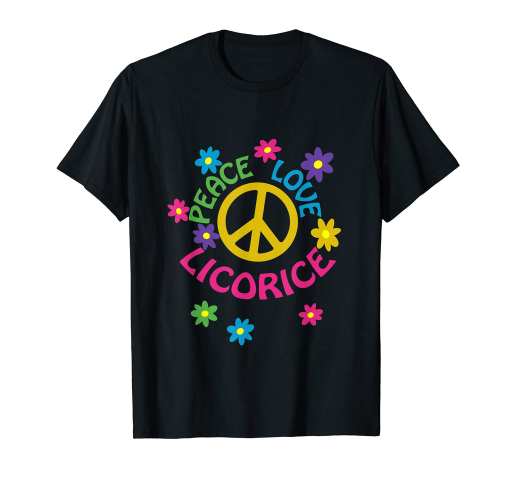 Peace Love Licorice T-Shirt - Minimalist Print Unisex - T-Shirt, Sweatshirt, Hoodie