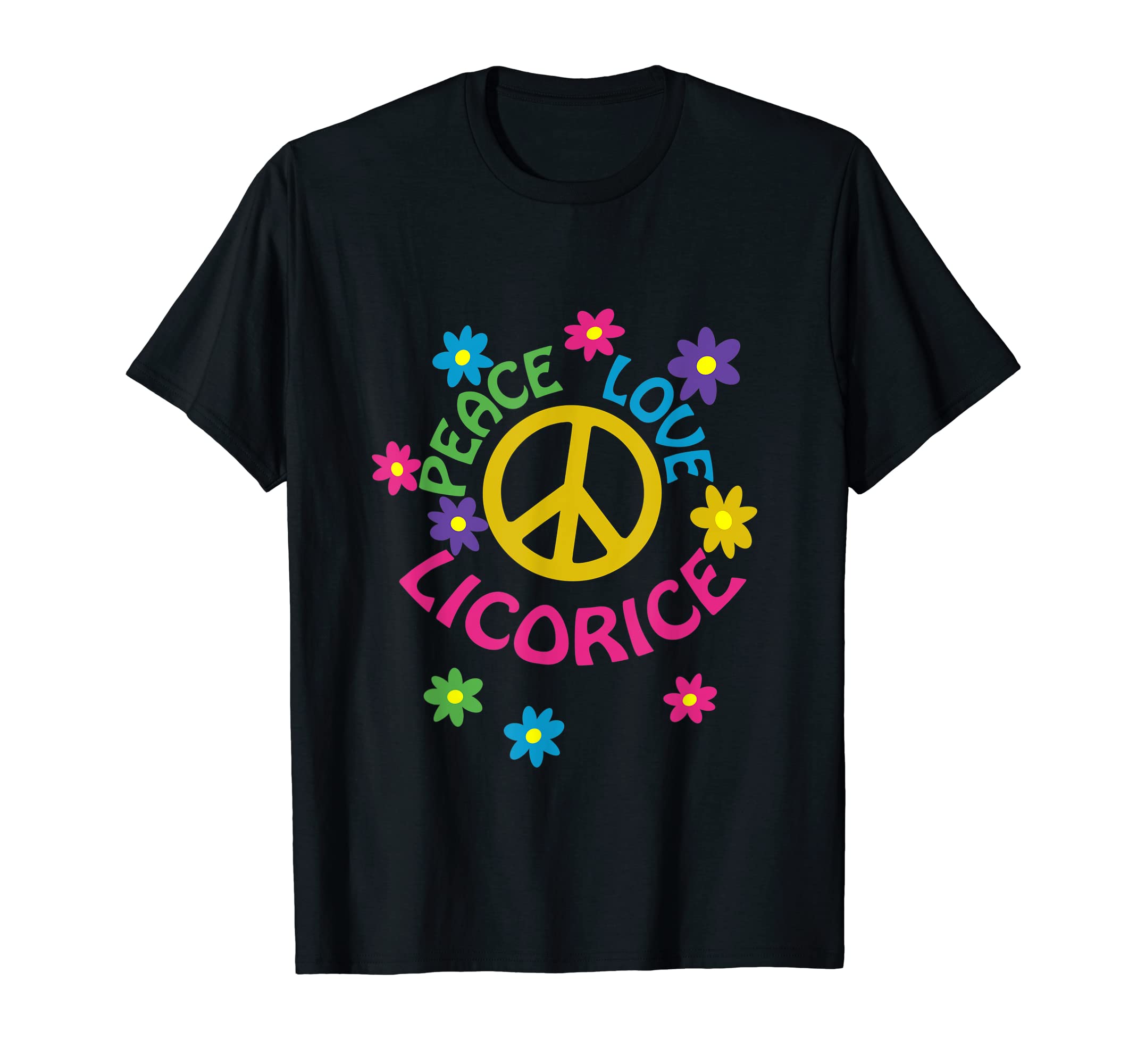 Peace Love Licorice T-Shirt - Minimalist Print Unisex - T-Shirt, Sweatshirt, Hoodie