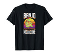 Banjo Is Best Medicine Banjo T-Shirt - Unique Graphic Men Women - T-Shirt, Sweatshirt, Hoodie