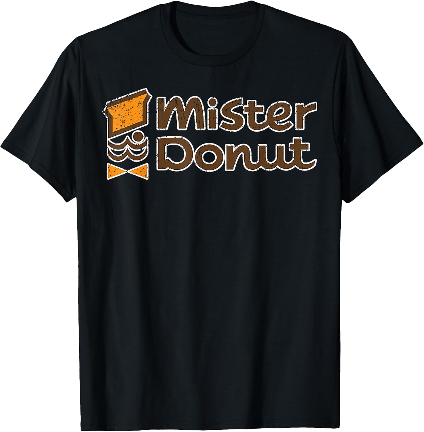 Vintage Distressed Mister Donut - Adult & Kids T-Shirts, Sweatshirts & Hoodies apparel design preview 1