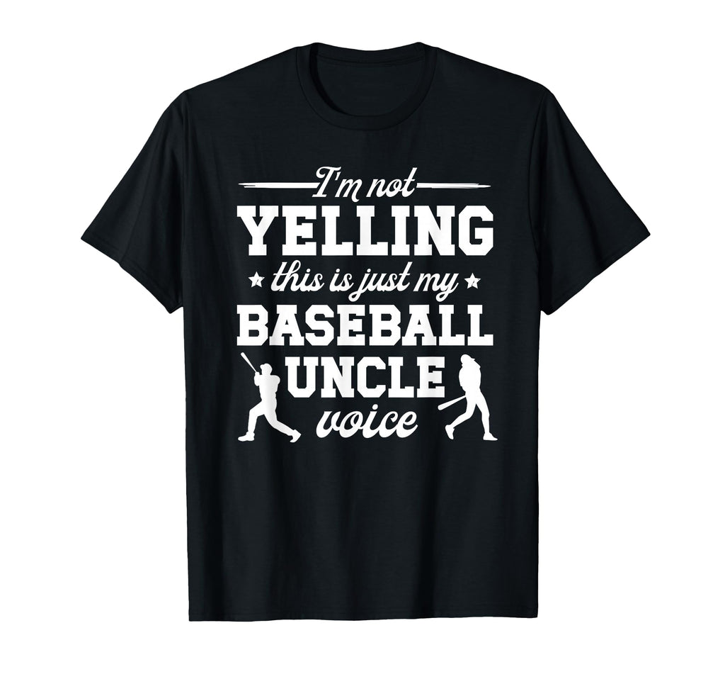 My Baseball Uncle Voice Uncle Baseball T-Shirt - Novelty Apparel Men Women - T-Shirt, Sweatshirt, Hoodie