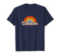 Canton Connecticut Ct Rainbow 70S T-Shirt - Streetwear Style for Adults - T-Shirt, Sweatshirt, Hoodie