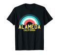 Alameda California Rainbow T-Shirt - Graphic Print Men Women - T-Shirt, Sweatshirt, Hoodie