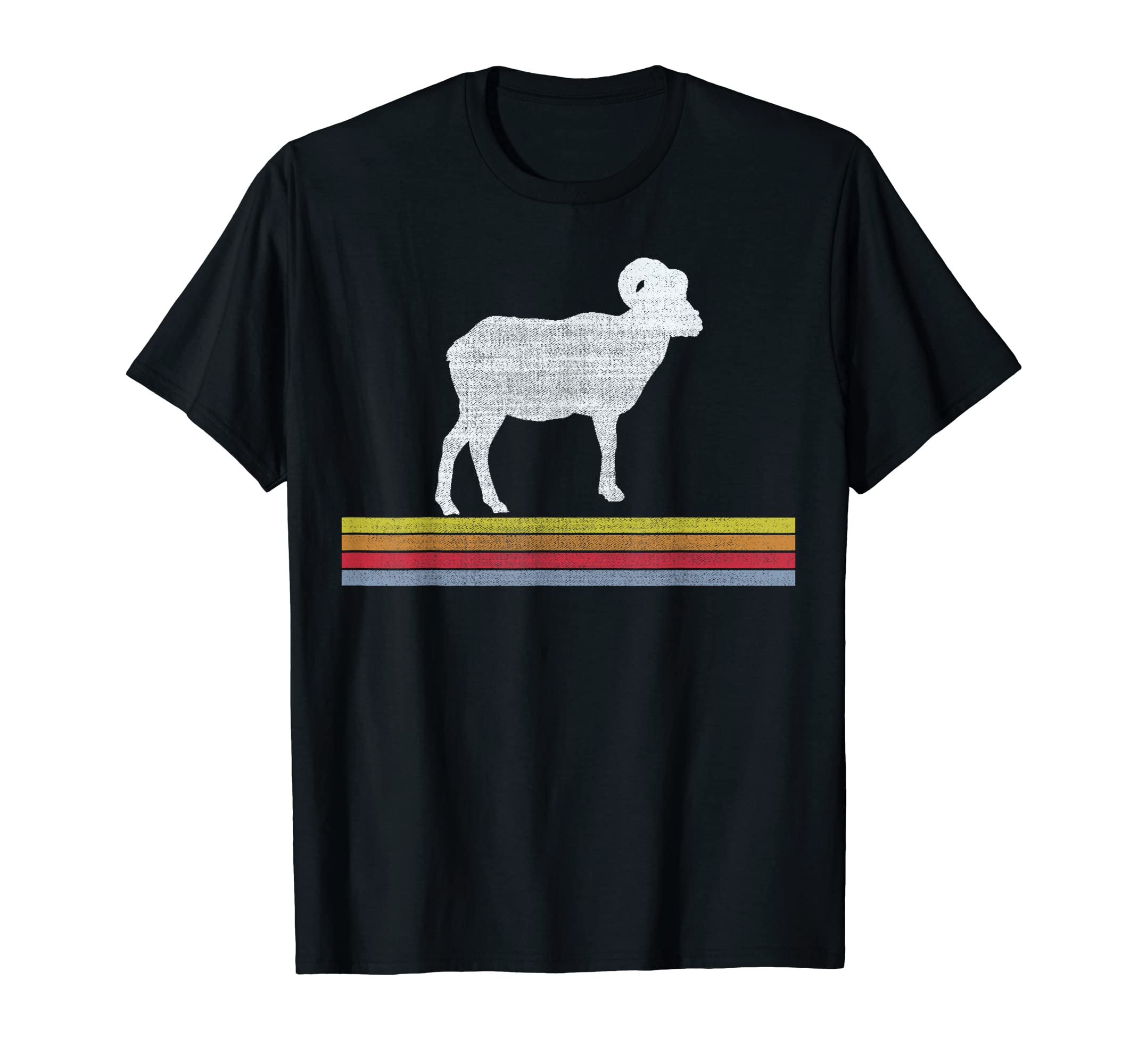 Ram Sheep Goat 70S 80S 90S Gift T-Shirt - Trendy Graphic for Adults - T-Shirt, Sweatshirt, Hoodie