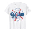 Baseball Mama Leopard Game Day Baseball T-Shirt - Graphic Print Unisex - T-Shirt, Sweatshirt, Hoodie