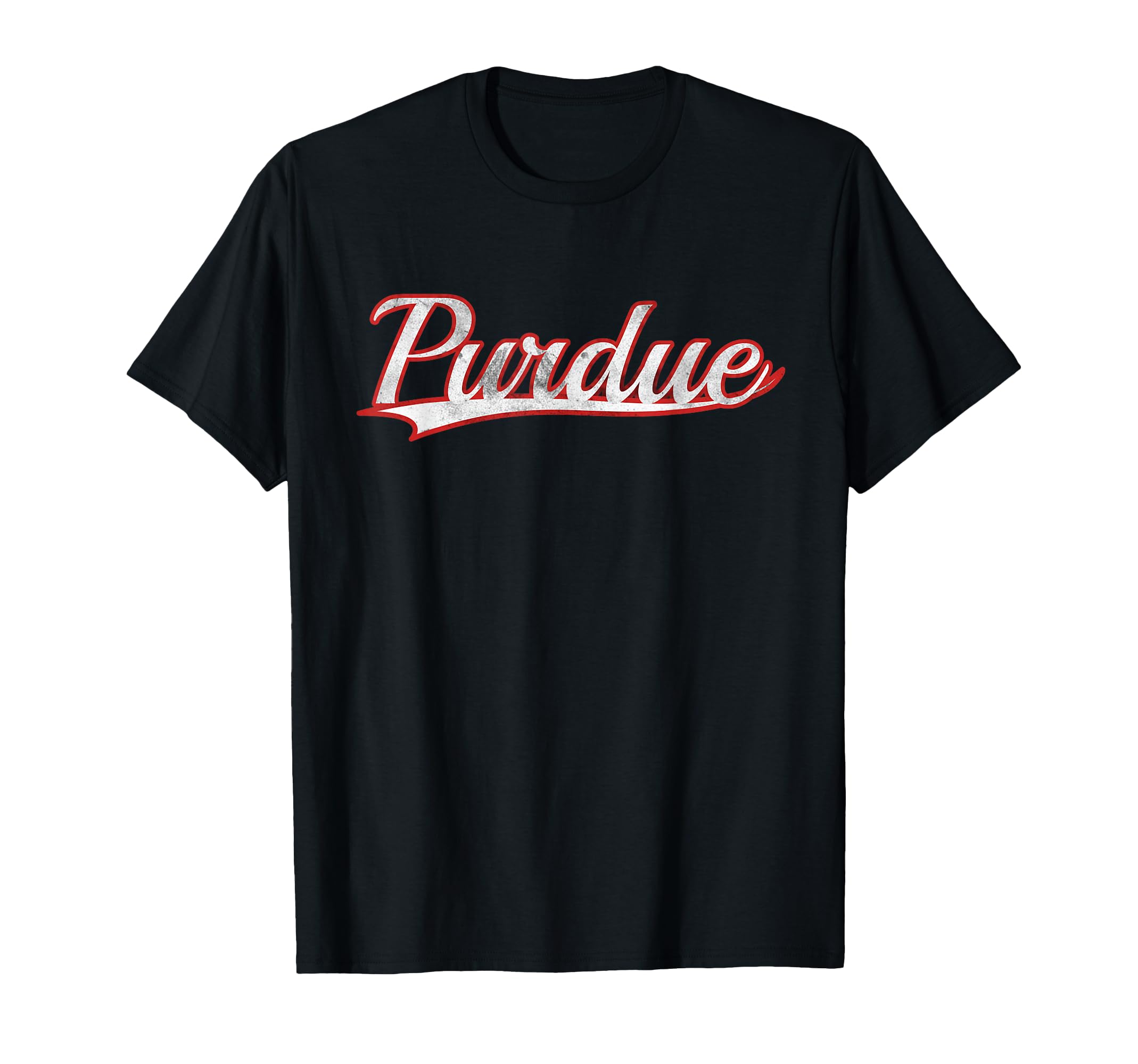 Purdue Indiana Varsity Distressed T-Shirt - Novelty Apparel Unisex - T-Shirt, Sweatshirt, Hoodie