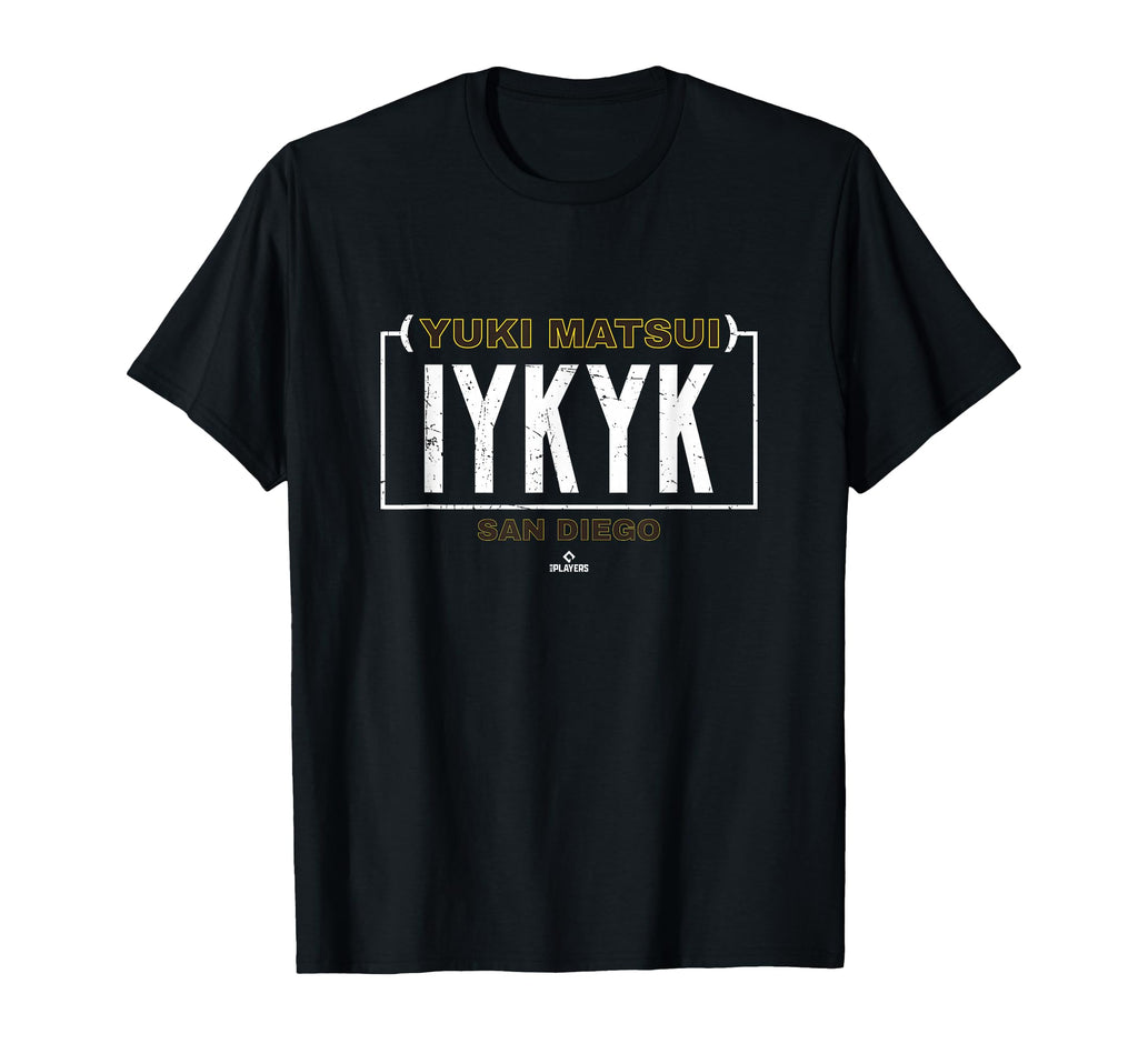 Iykyk Yuki Matsui San Diego Baseball T-Shirt - Aesthetic Graphic Unisex - T-Shirt, Sweatshirt, Hoodie