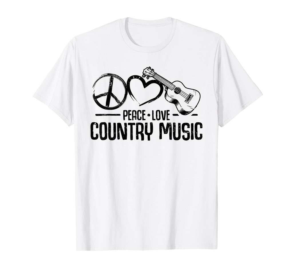 Funny Country Music Peace Love T-Shirt - Aesthetic Graphic for Adults - T-Shirt, Sweatshirt, Hoodie