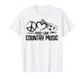 Funny Country Music Peace Love T-Shirt - Aesthetic Graphic for Adults - T-Shirt, Sweatshirt, Hoodie