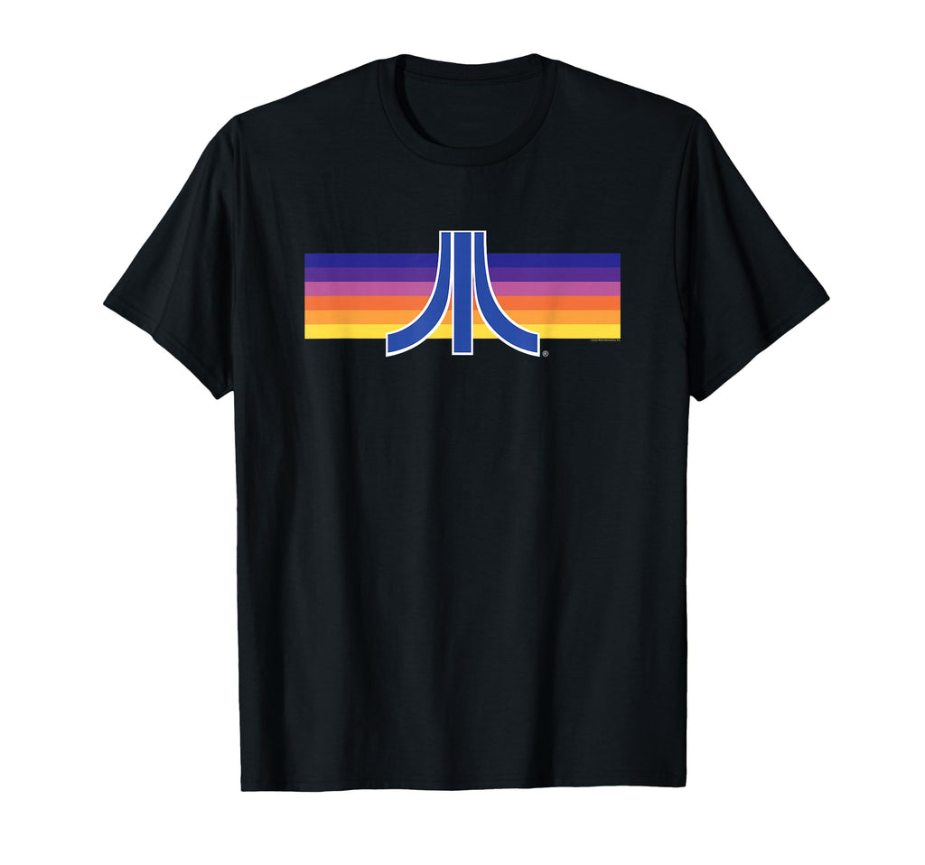 Atari Sunset Gaming Logo T-Shirt - Casual Everyday Wear Men Women - T-Shirt, Sweatshirt, Hoodie