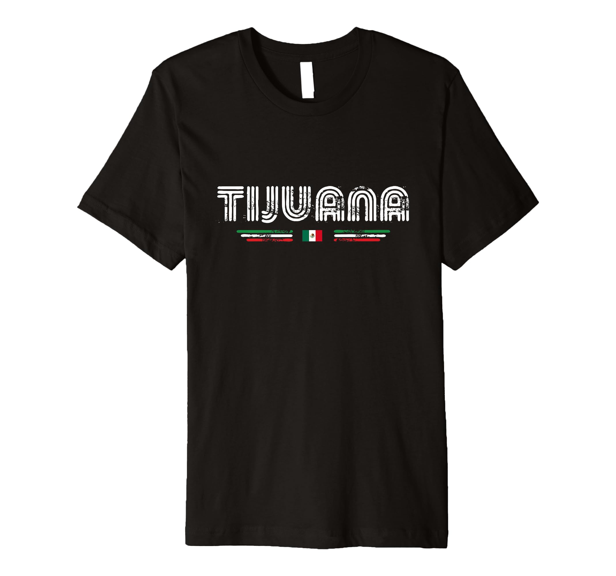 Tijuana Mexico 70S 80S Type T-Shirt - Minimalist Print Unisex - T-Shirt, Sweatshirt, Hoodie