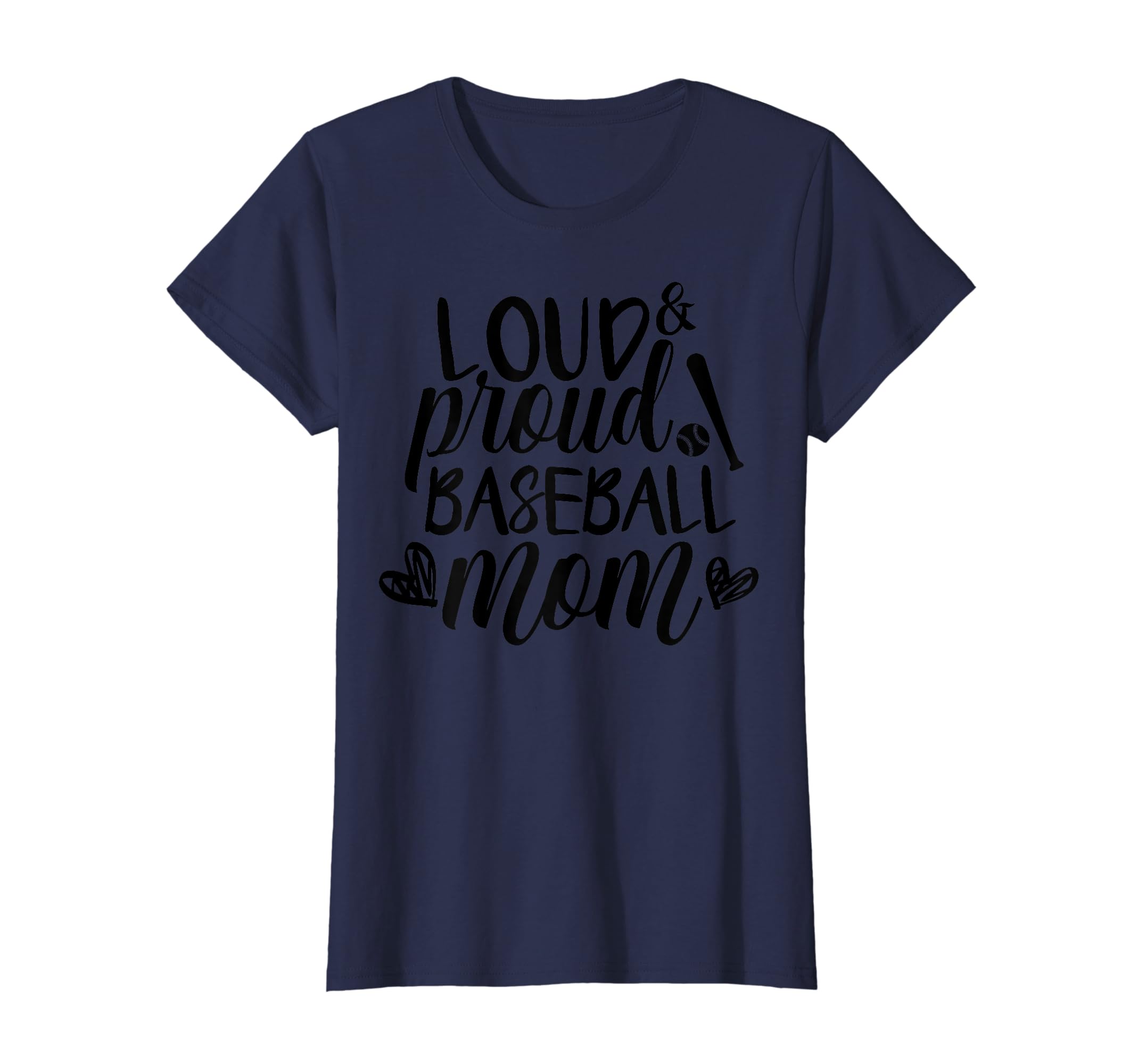Loud Proud Baseball Mom T-Shirt - Unique Graphic for Adults - T-Shirt, Sweatshirt, Hoodie