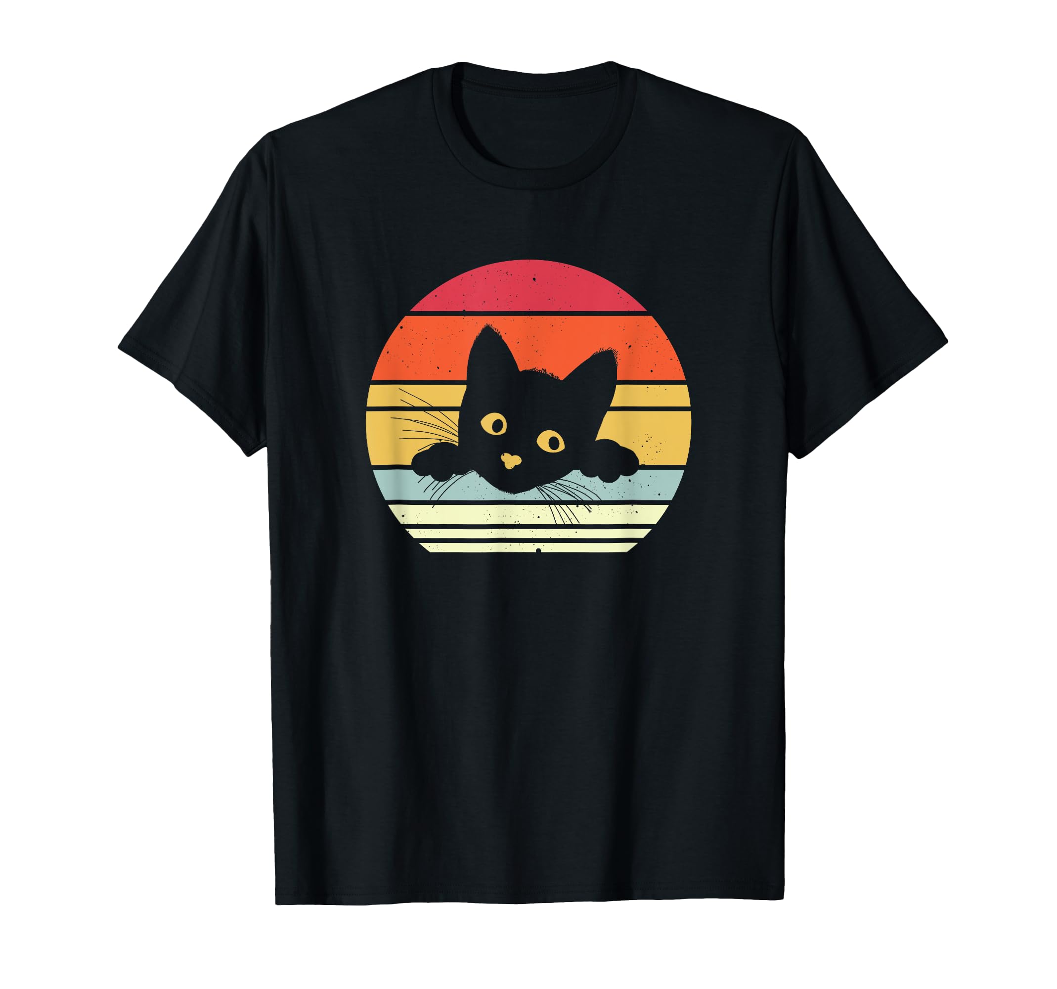 Cat Motif Funny Stripes Kitten T-Shirt - Custom Art Print Unisex - T-Shirt, Sweatshirt, Hoodie