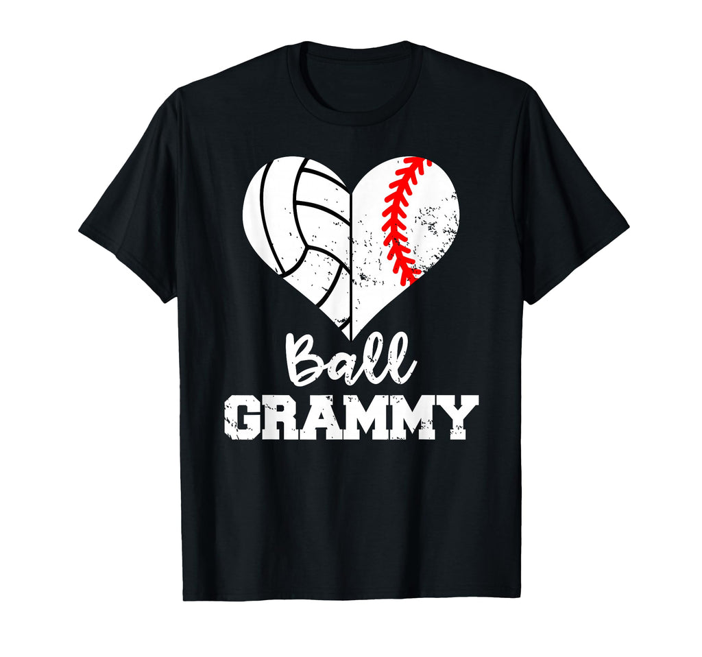 Ball Grammy Heart Funny Baseball T-Shirt - Casual Everyday Wear Unisex - T-Shirt, Sweatshirt, Hoodie