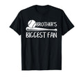 Brothers Biggest Fan Baseball Sister Brother T-Shirt - Graphic Print Unisex - T-Shirt, Sweatshirt, Hoodie
