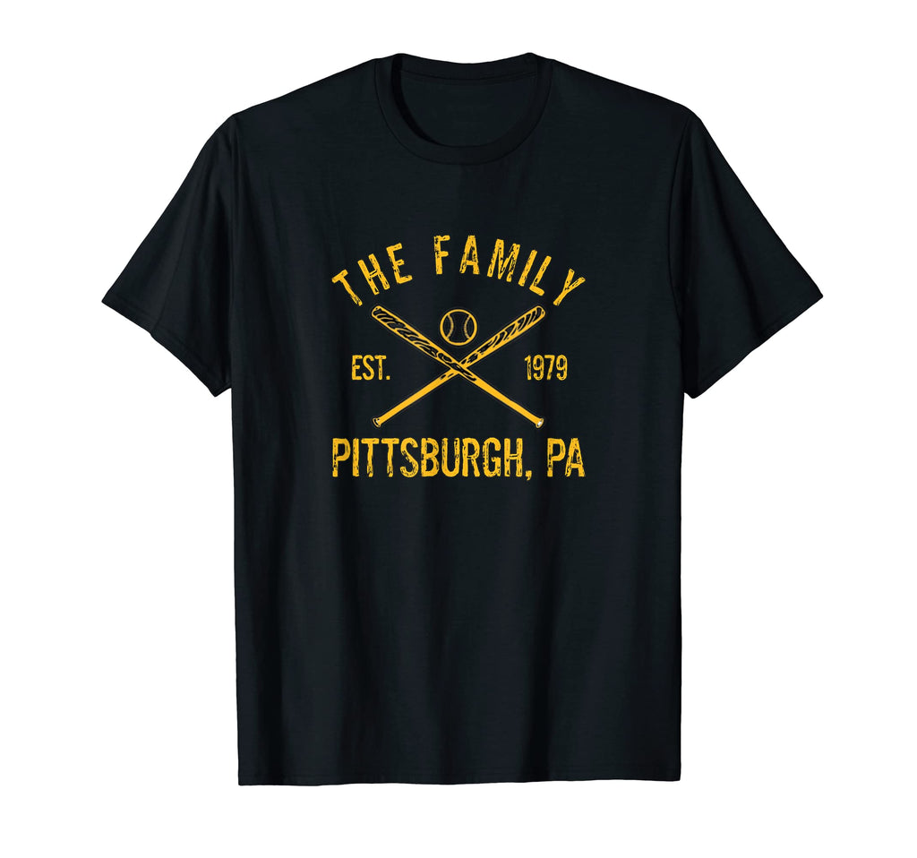 Pittsburgh Family Baseball T-Shirt - Unique Graphic Men Women - T-Shirt, Sweatshirt, Hoodie