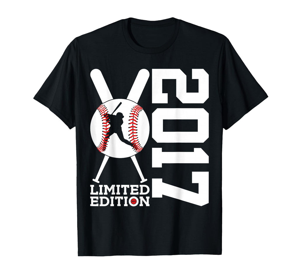 9Th Birthday Baseball 2017 T-Shirt - Custom Art Print Unisex - T-Shirt, Sweatshirt, Hoodie