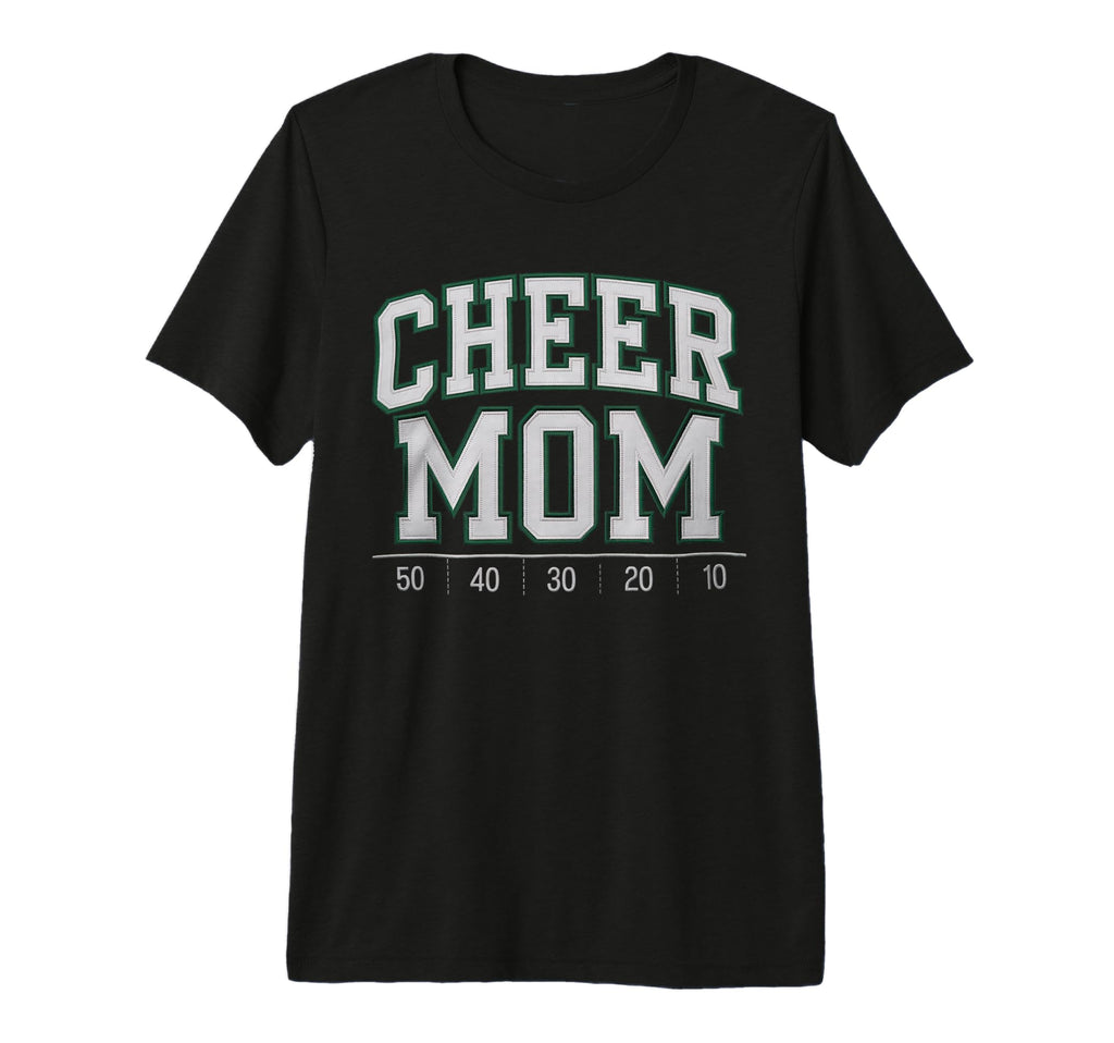 Cheer Mom Mother Bow Cheerleader T-Shirt - Aesthetic Graphic Men Women - T-Shirt, Sweatshirt, Hoodie
