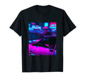 Vaporwave Car Synthwave City T-Shirt - Casual Everyday Wear Unisex - T-Shirt, Sweatshirt, Hoodie