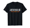 Seville Spain 70S 80S Type T-Shirt - Fun Novelty Design for Adults - T-Shirt, Sweatshirt, Hoodie