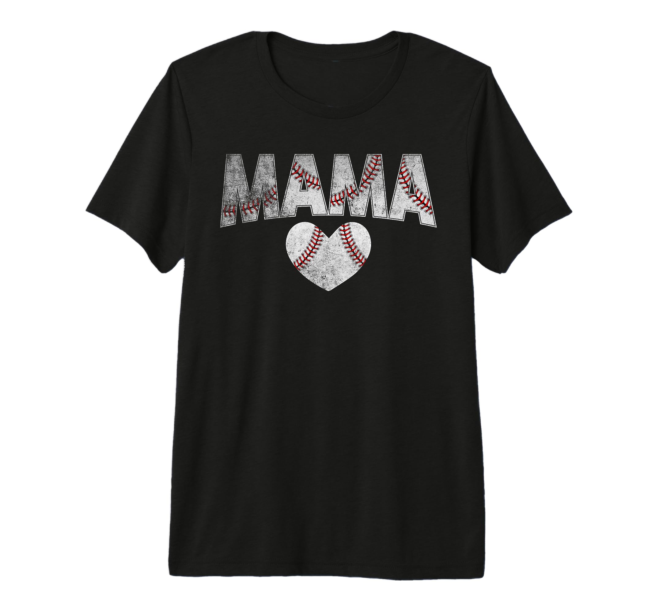 Baseball Mom Mothers Day Baseball Mama Tri T-Shirt - Graphic Print Unisex - T-Shirt, Sweatshirt, Hoodie