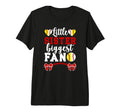 Little Sister Biggest Fan Softball T-Shirt - Minimalist Print Men Women - T-Shirt, Sweatshirt, Hoodie