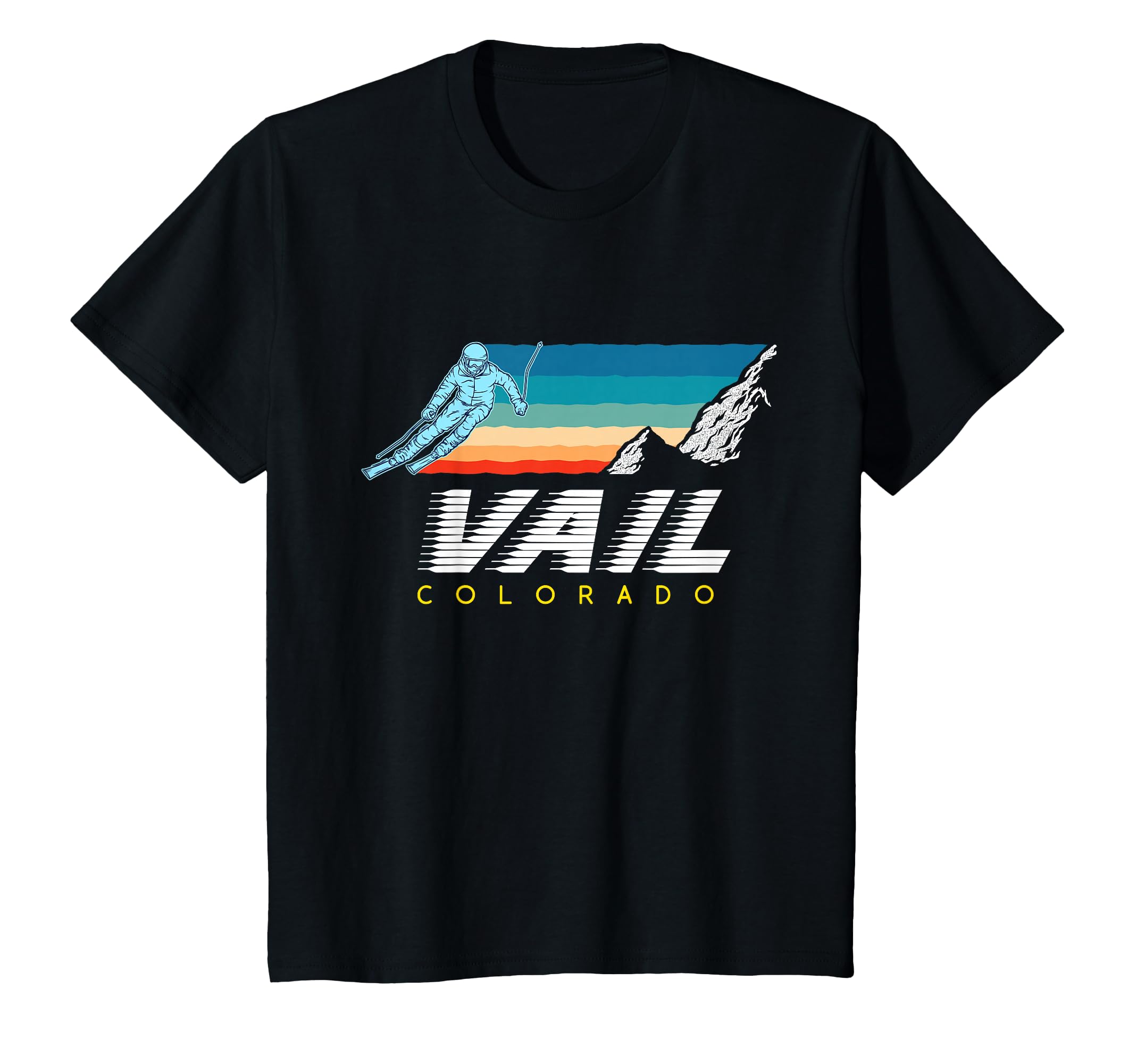 Vail Colorado Usa Ski Resort 1980S T-Shirt - Aesthetic Graphic Unisex - T-Shirt, Sweatshirt, Hoodie